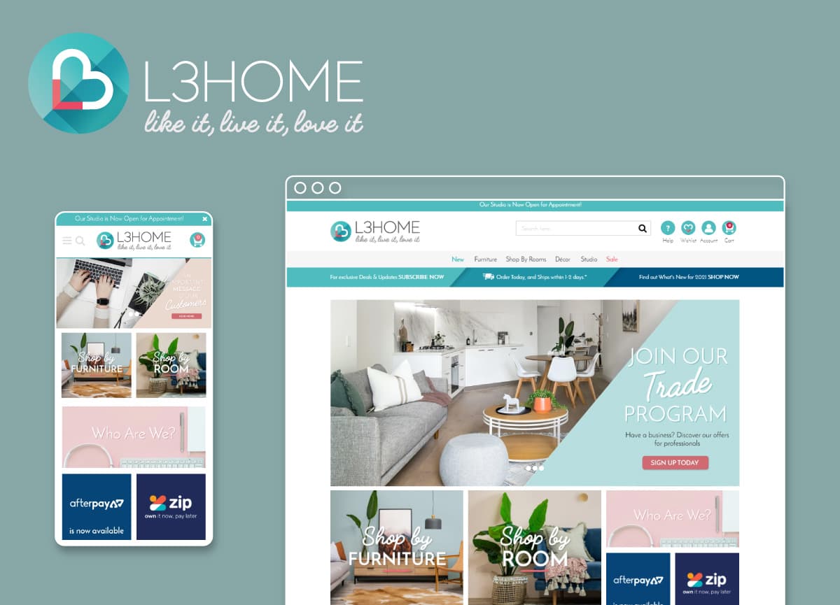 L3 Home — Branding
