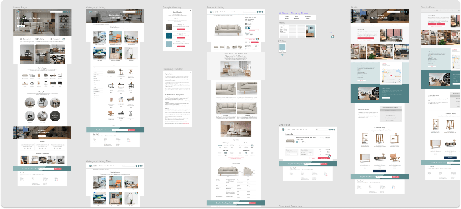 Hi-fi Wireframe