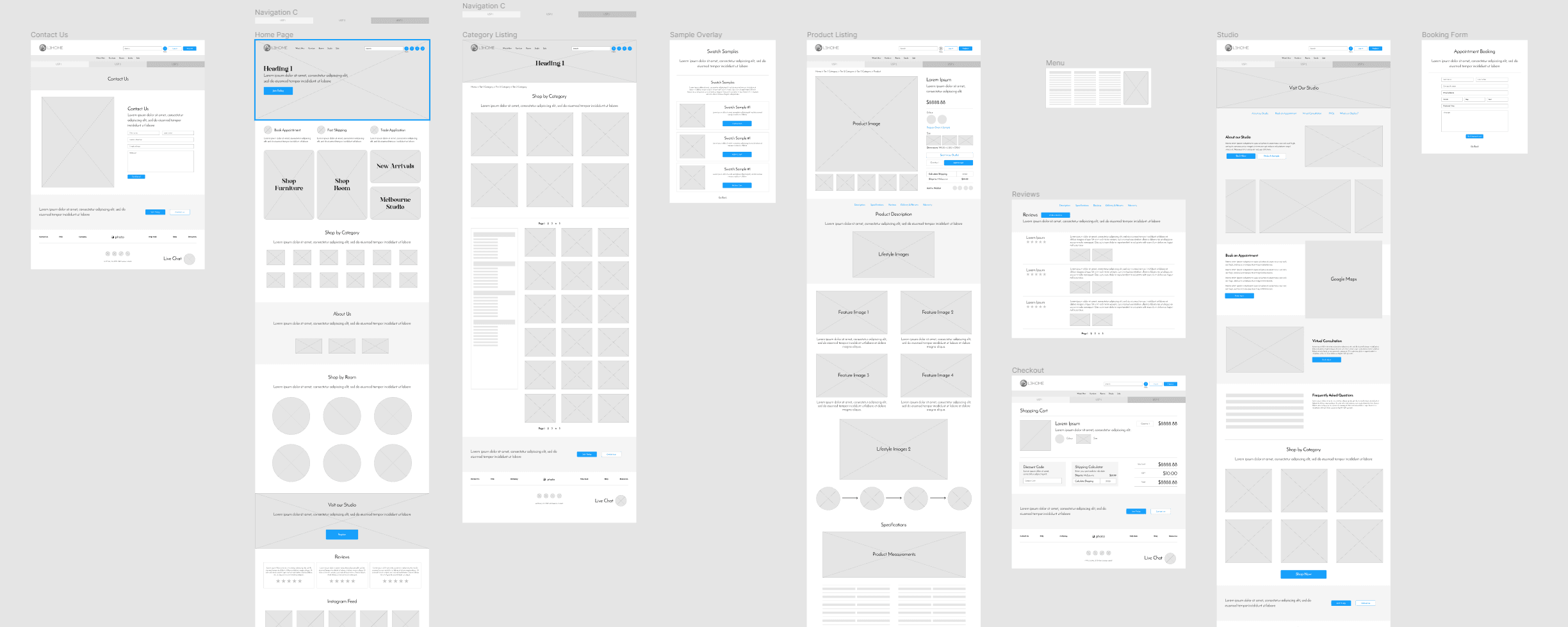 Lo-fi Wireframe